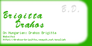 brigitta drahos business card